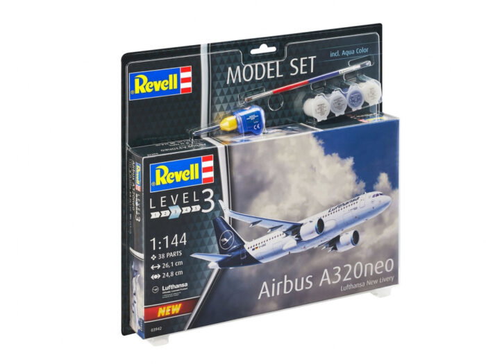 sglobaem-model-revell-samolet-airbus-a320neo-lufthansa-38-casti-6a08ff5c28e8a Сглобяем модел самолет Airbus A320neo Lufthansa 38 части, Revell