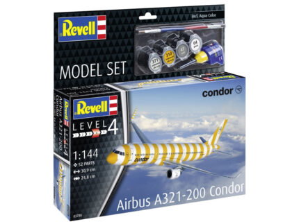 Сглобяем модел самолет Airbus A321 200 Condor 52 части, Revell
