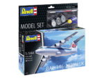 Сглобяем модел самолет BAe 146 200 AirUK 63 части, Revell