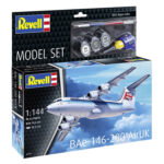 Сглобяем модел самолет BAe 146 200 AirUK 63 части, Revell