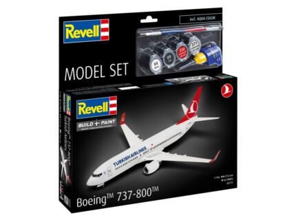 Сглобяем модел самолет Boeing 737-800 Turkish Airlines, Revell