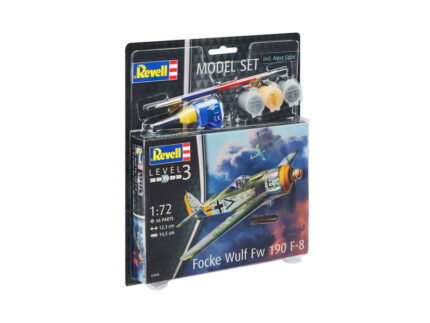 Сглобяем модел самолет Focke Wulf Fw190 F 8 46 части, Revell