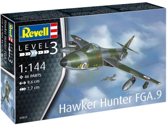 Сглобяем модел, Revell, Самолет Hawker Hunter FGA.9, Сглобяем модел Hawker Hunter FGA 9, Revell