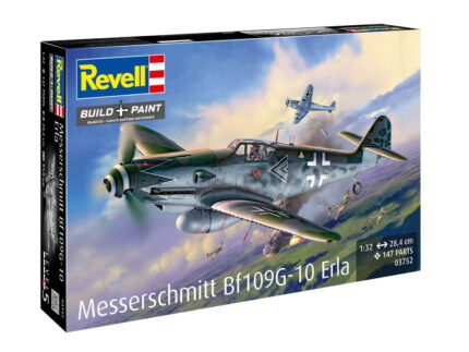 Сглобяем модел самолет Messerschmitt Bf109G-10 Erla 147 части, Revell