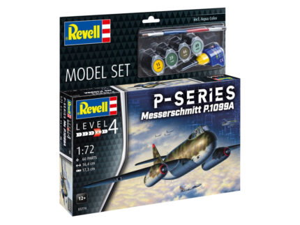 Сглобяем модел самолет Messerschmitt P.1099A P Series 60 части, Revell