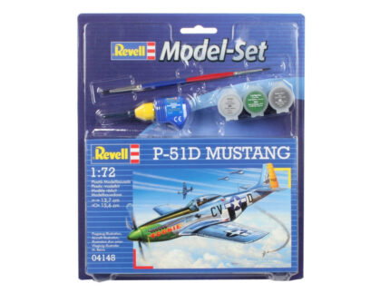 Сглобяем модел самолет P-51D Mustang 34 части, Revell
