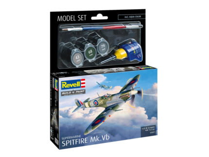 Сглобяем модел самолет Supermarine Spitfire Mk.Vb 42 части, Revell