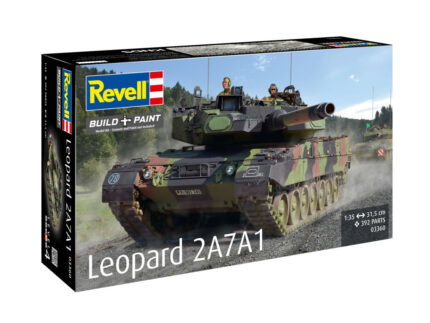 Сглобяем модел танк Leopard 2A7A1 250 части, Revell