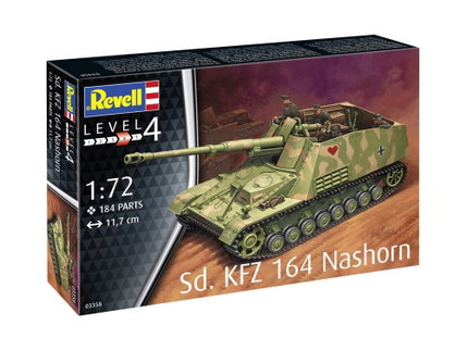 Сглобяем модел Танк Sd.Kfz. 164 Nashorn, 184 части, Revell