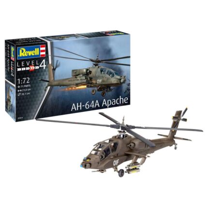 Сглобяем Модел Военен хеликоптер AH-64A Apache, Revell