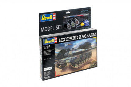 Сглобяем модел танк Leopard 2A6-A6M 168 части, Revell
