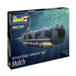 Сглобяем модел немска миниподводница Molch 35 части, Revell