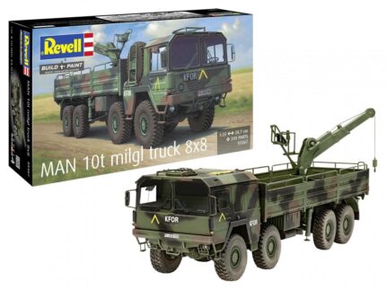 Сглобяем модел военен камион MAN 10t, Revell