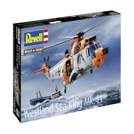 Сглобяем модел хеликоптер Westland Sea King Mk.41 132 части, Revell
