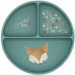 Силиконова Чиния за хранене с Вакуум Лисица, Sassi - Image 2