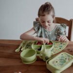 Силиконова разделителна кутия за обяд Динозавър, Sassi - Image 6