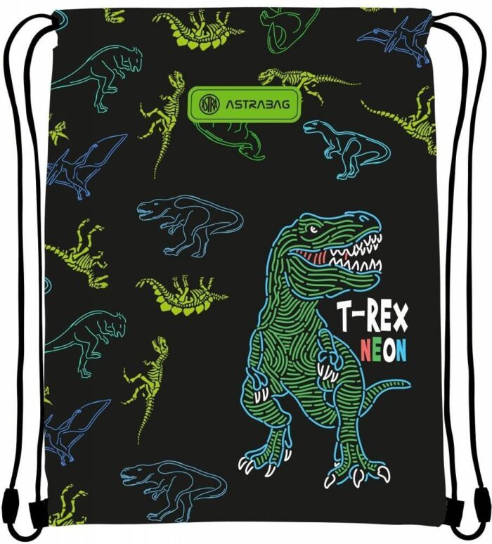 Спортна чанта, Astra, T-Rex Neon, 44 x 33 cm Спортна чанта T-Rex Neon, Astra