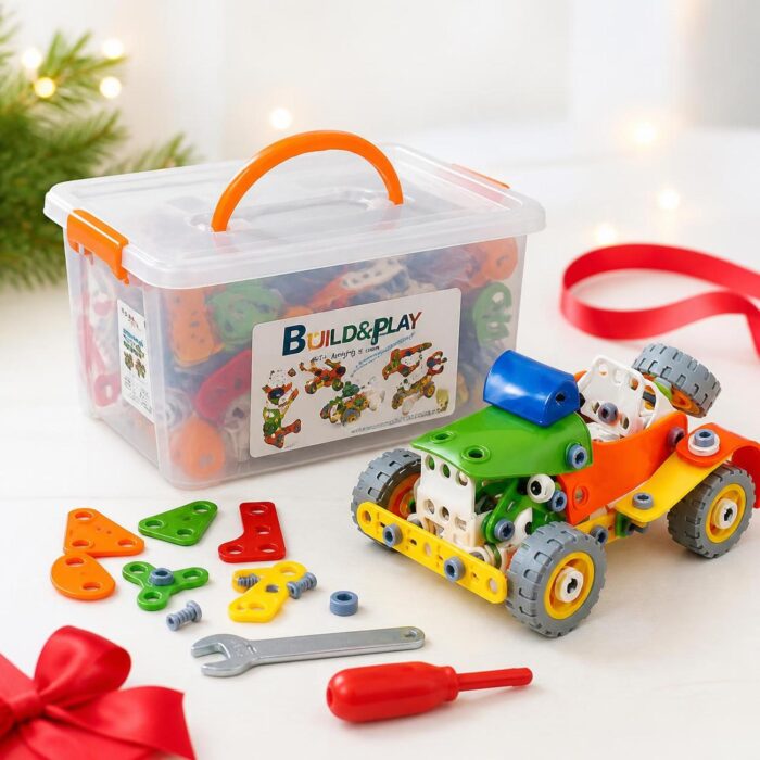 STEM конструктор Build & Play като подарък за дете 5+ години STEM конструктор Build & Play като подарък за дете 5+ години