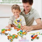 STEM Конструктор Превозни Средства 5 в 1, 163 части, Build & Play - Image 3