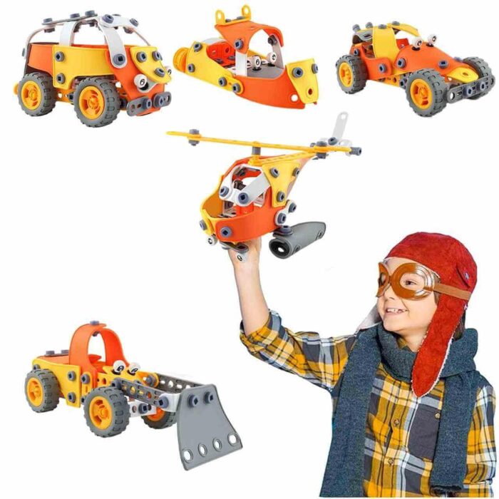 СТЕМ Конструктор Technik 5 в 1, 148 части STEM Конструктор Technik 5 в 1 Build & Play