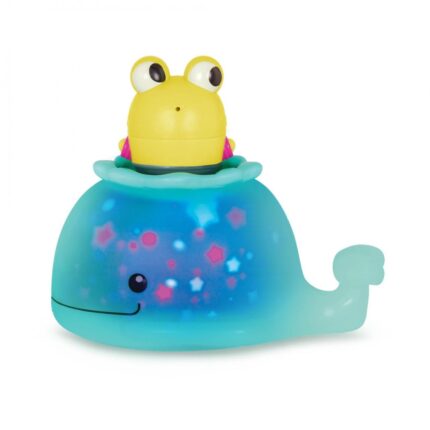 Светеща играчка за баня Кит с фигурка, Battat