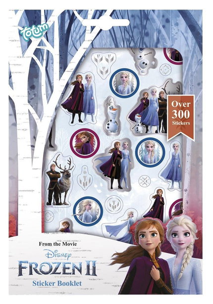 Книжка със стикери Фроузен 300 бр, Totum