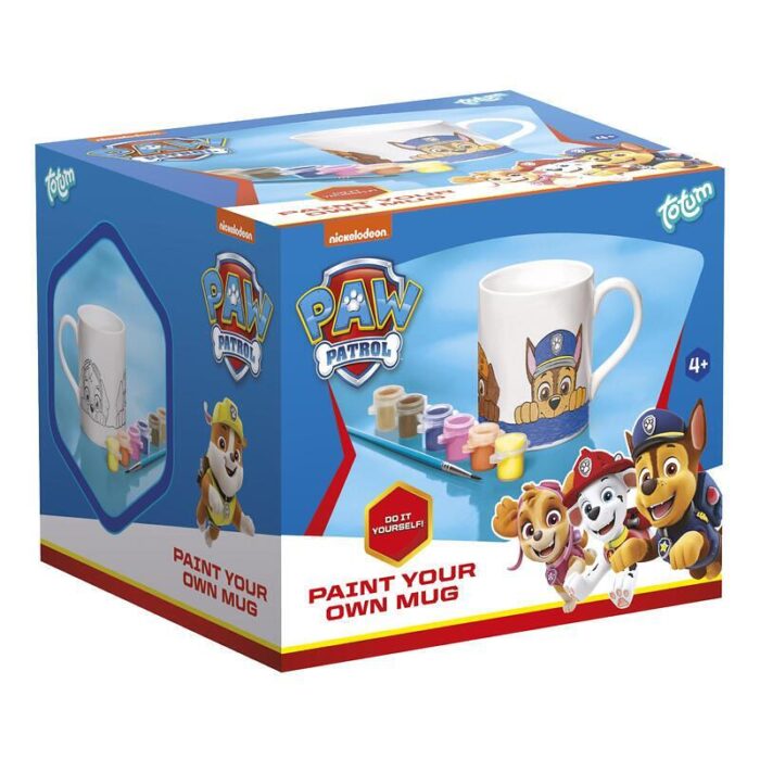 T720169 Оцвети сам - стилна чаша с Пол Патрул Чаша Paw Patrol за оцветяване, Totum