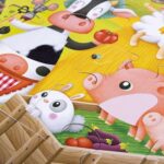 Тактилен пъзел Ферма, 20 части, Eurekakids - Image 3