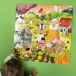 Тактилен пъзел Ферма, 20 части, Eurekakids - Image 4