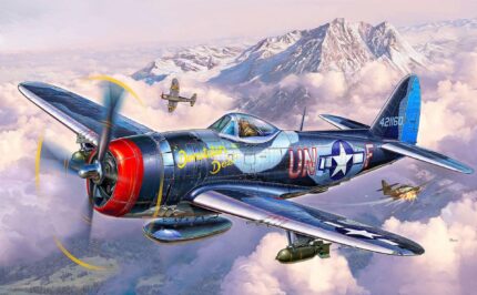 Сглобяем модел Тъндърболт P 47 M, Revell