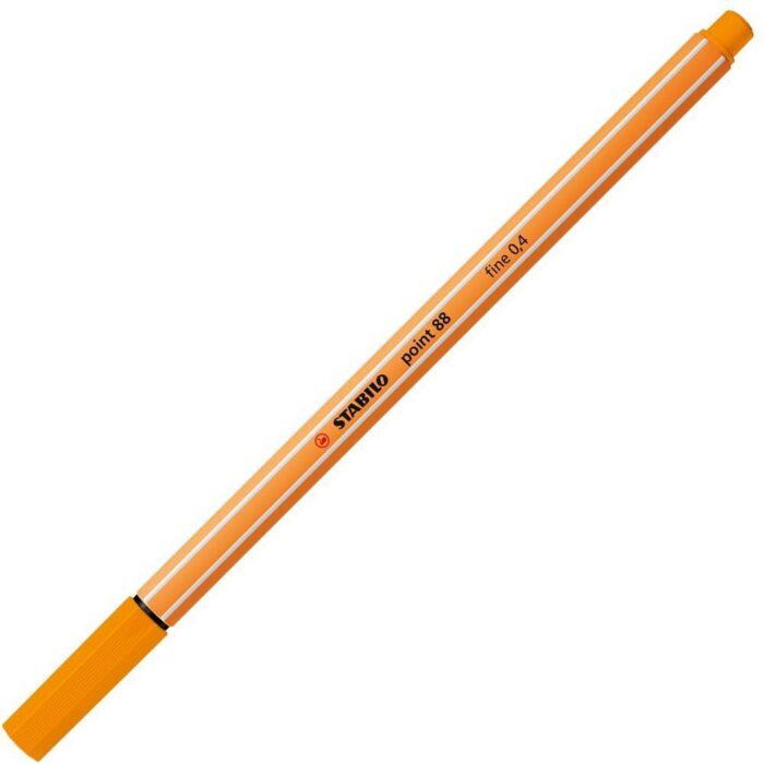 Тънкописец, Stabilo, Point 88 fine 0.4, Оранжев Тънкописец Point 88 fine 0.4 Оранжев, Stabilo