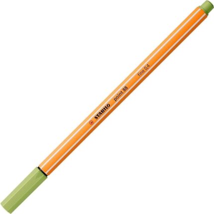 Тънкописец Point 88 fine 0.4 шам фъстък, Stabilo