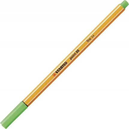 Тънкописец Point 88 fine 0.4 светло зелено, Stabilo