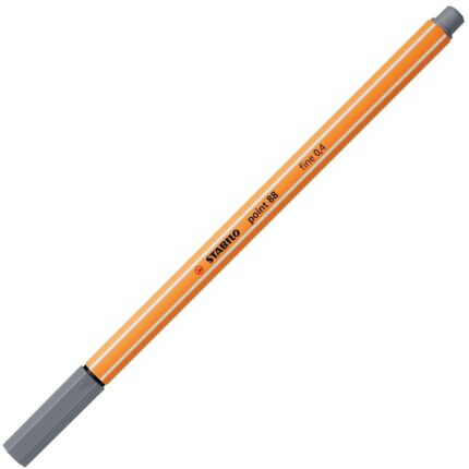 Тънкописец Point 88 fine 0.4 Тъмносив, Stabilo