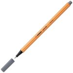 Тънкописец Point 88 fine 0.4 Тъмносив, Stabilo - Image 2