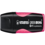 Текст маркер Green Boss Розов, Stabilo