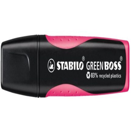 Текст маркер Green Boss Розов, Stabilo