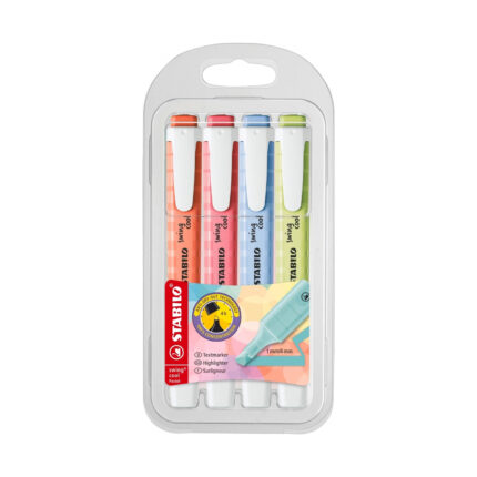 Текст маркери Swing Cool Pastel, 4 цвята, Stabilo