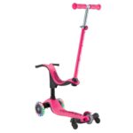 Тротинетка Go Up Sporty Lights 360 4 в 1 розова, Globber - Image 7