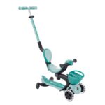 Тротинетка Baby Learn 360 Flash Lights мента, Globber - Image 4