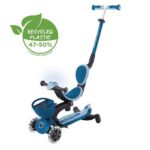 Тротинетка Baby Learn 360 Flash Lights синя, Globber - Image 7