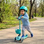 Тротинетка Baby Learn 360 Flash Lights мента, Globber - Image 2
