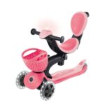 Тротинетка Baby Learn 360 Flash Lights розова, Globber - Image 6