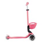 Тротинетка Baby Learn 360 Flash Lights розова, Globber - Image 7