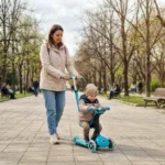 Тротинетка Go Up Active Lights 360 аква, Globber - Image 3