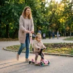 Тротинетка Go Up Active Lights 360 розова, Globber