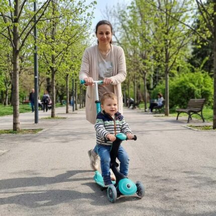 Тротинетка Go Up Deluxe Lights мента, Globber
