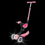 Тротинетка Go Up Deluxe Lights розова, Globber - Image 8