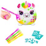 Мини плюшена играчка за оцветяване Неон, Canal Toys - Image 6