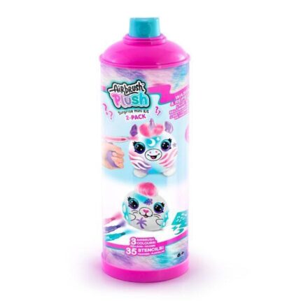 Мини плюшена играчка за оцветяване, 2 броя, 10 см, Canal Toys